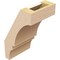 Ekena Millwork 5-inch W x 6-inch D x 10-inch H Balboa Rough Cedar Woodgrain TimberThane Knee Brace, Primed BRCUR05X06X10BOARCPR - alternate 3